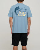 Salty Crew Sailfish Standard Short Sleeve Tee - Ash Blue