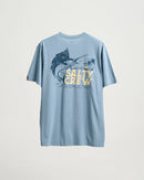 Salty Crew Sailfish Standard Short Sleeve Tee - Ash Blue