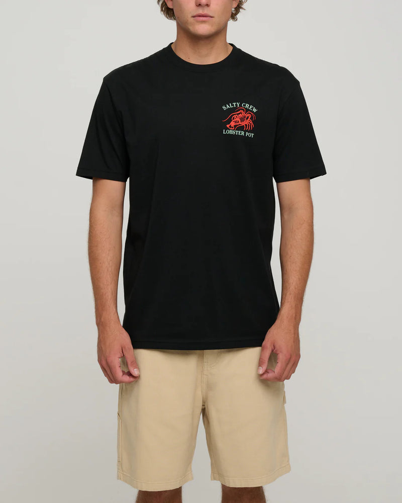 Salty Crew Lobster Pot Premium Short Sleeve Tee - Black