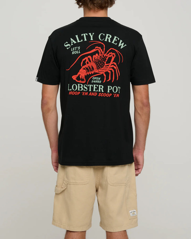 Salty Crew Lobster Pot Premium Short Sleeve Tee - Black