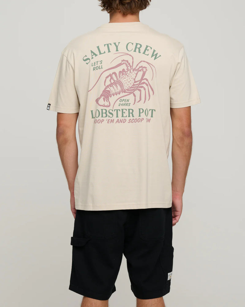 Salty Crew Lobster Pot Premium Short Sleeve - Sand