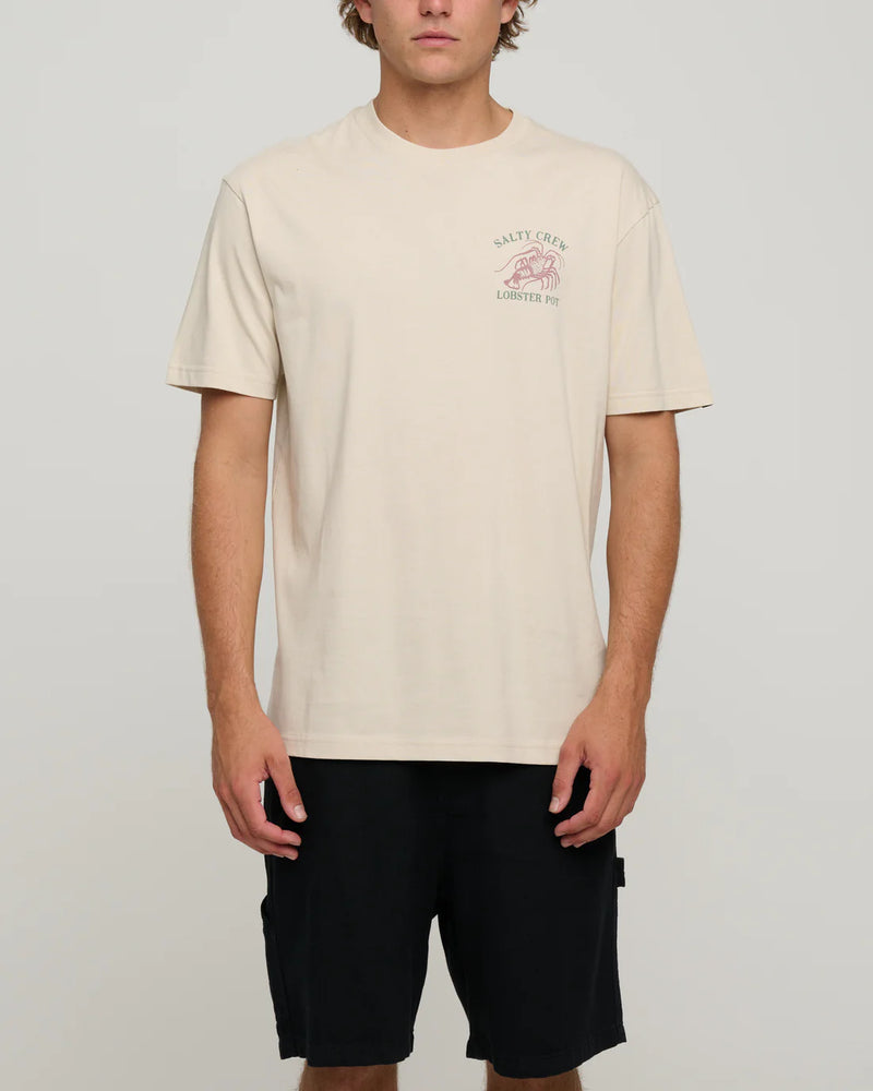 Salty Crew Lobster Pot Premium Short Sleeve - Sand