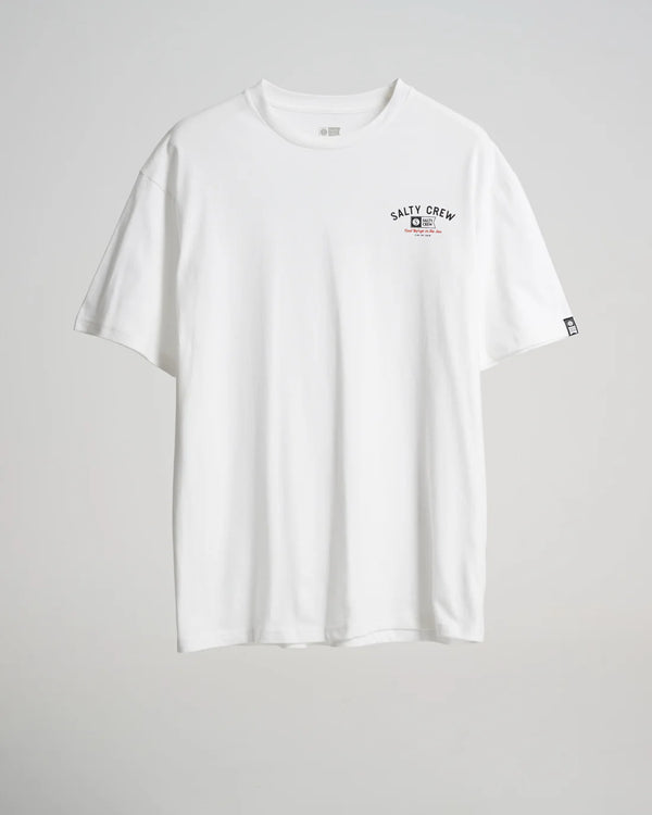 Salty Crew Surf Club Premium Short Sleeve Tee - White