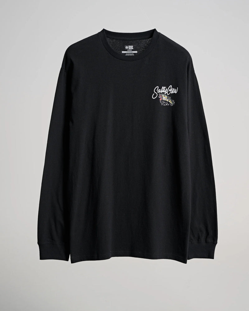 Salty Crew Cast Off Standard Long Sleeve Tee/Shirt - Black