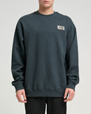 Salty Crew Topstitch Crew Jumper - Coal
