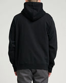 Salty Crew Topstitch Fleece Zip Front Hoodie Jumper - Black