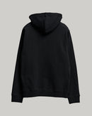Salty Crew Topstitch Fleece Zip Front Hoodie Jumper - Black