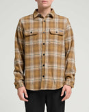 Salty Crew Check Flannel Woven Long Sleeve Shirt - Workwear