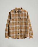 Salty Crew Check Flannel Woven Long Sleeve Shirt - Workwear