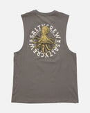 Salty Crew Tentacles Muscle Tank - Charcoal