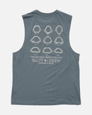 Salty Crew Jawbone Muscle Tank - Vintage Black