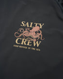 Salty Crew Ink Sling Hooded Sunshirt With Mask - Coal