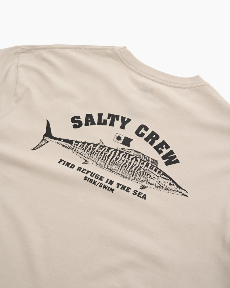 Salty Crew Wahoo Stamp Premium Short Sleeve Tee - Sand