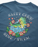 Salty Crew Old School Vintage Short Sleeve Tee - Slate