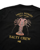 Salty Crew Buggin Out Classic Shirt Sleeve Tee - Black