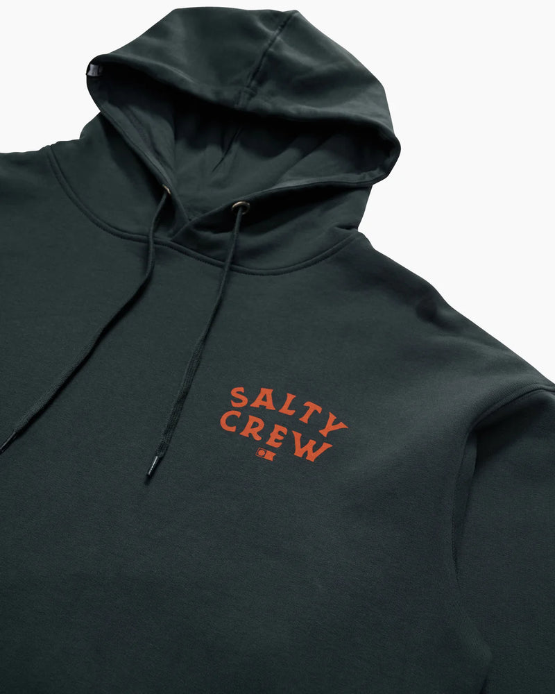 Salty Crew Ulua Fleece Hood - Coal