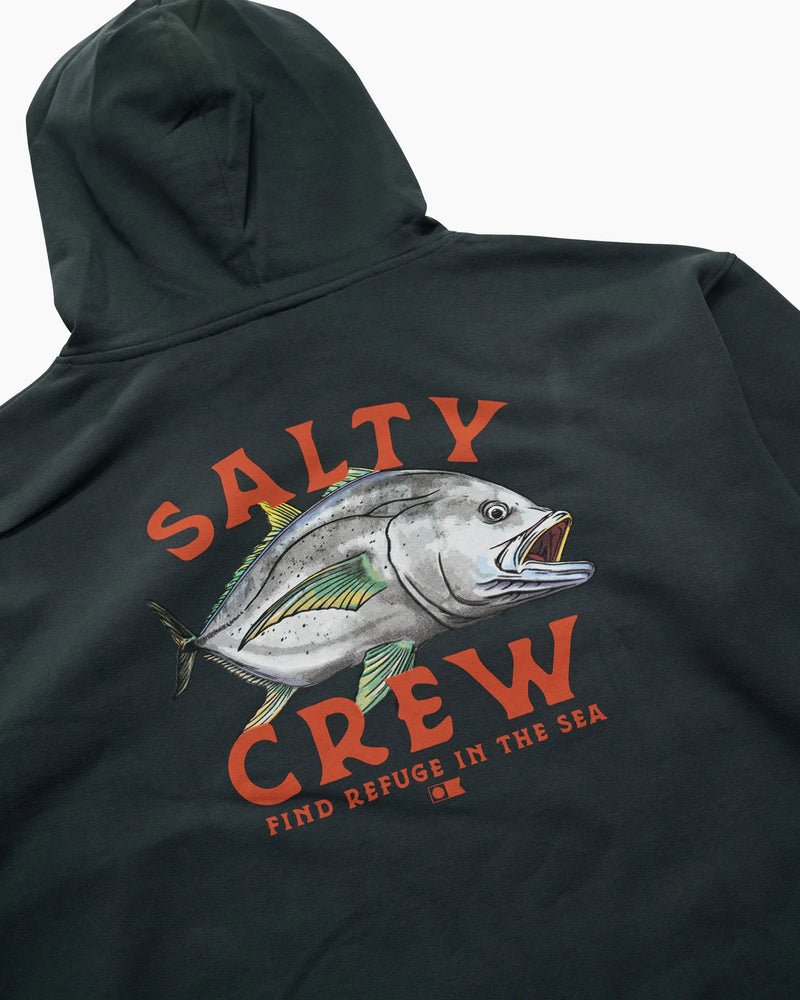 Salty Crew Ulua Fleece Hood - Coal