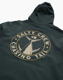 Salty Crew TailGate Zip Fleece Hood - Coal