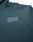 Salty Crew Old School Vintage Midweight Fleece Hood - BlueFin