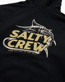 Salty Crew Hook Up Mid Weight Fleece Hood - Black