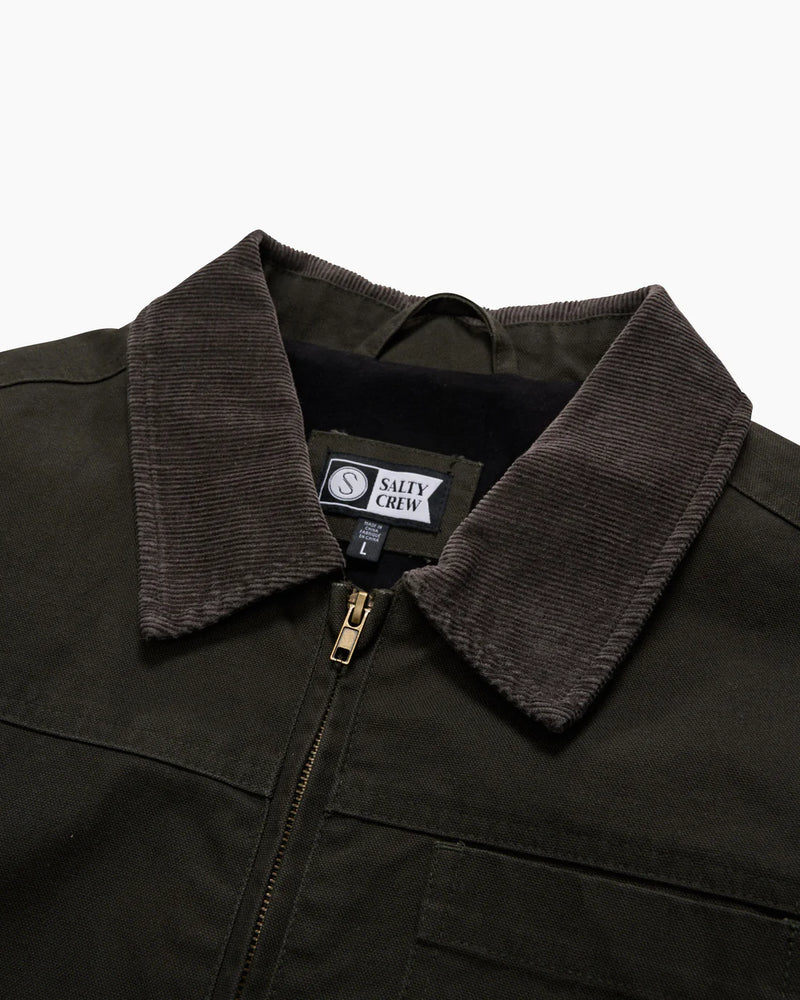 Salty Crew Captain Jacket - Coal