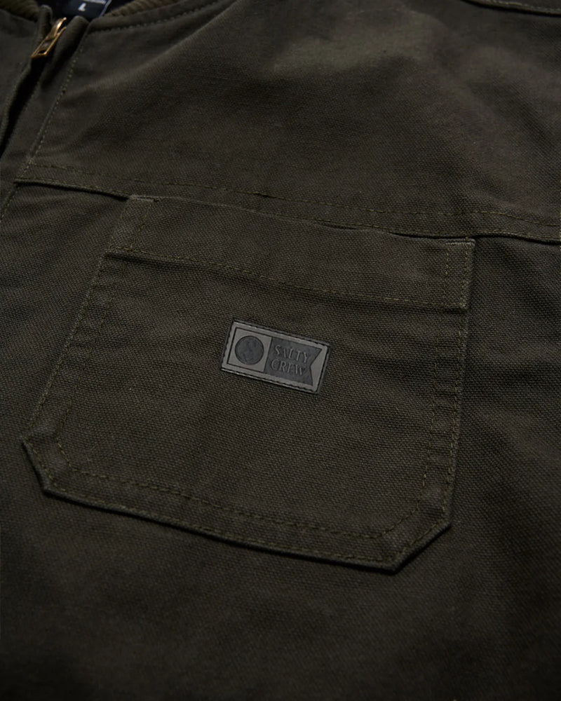 Salty Crew Captain Vest - Coal