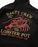 Salty Crew Lobster Pot Mid Weight Fleece Hood - Black