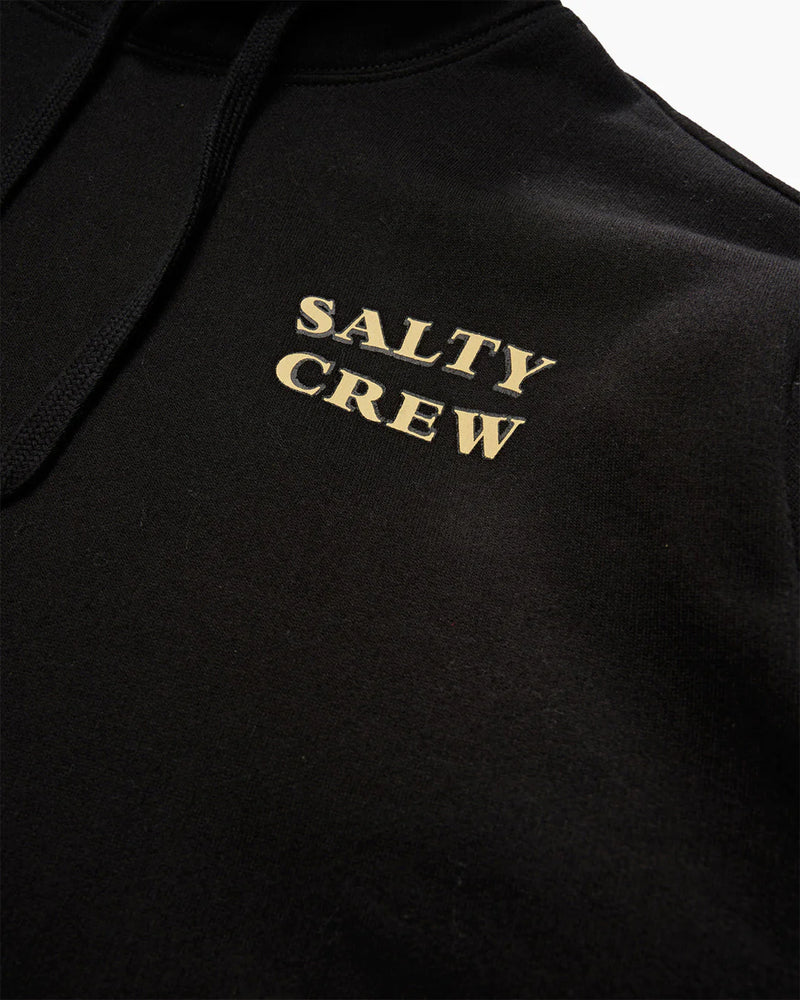 Salty Crew Lure Midweight Fleece Hood - Black