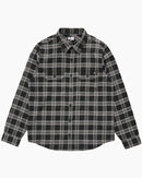 Salty Crew Fathom Check Long Sleeve Shirt - Black