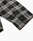 Salty Crew Fathom Check Long Sleeve Shirt - Black