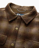 Salty Crew Fathom Check Shacket - Brown