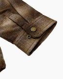 Salty Crew Fathom Check Shacket - Brown