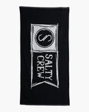 Salty Crew Sketchy Alpha Flag Towel - Black