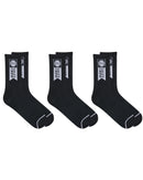 Salty Crew Alpha Sock - Black (3 Pack)