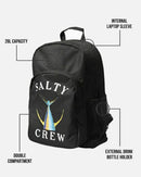 Salty Crew Tailed Backpack - Black