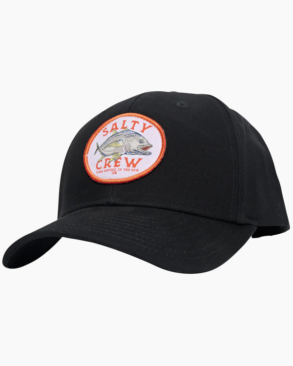 Salty Crew Ulua 6 Panel Cap - Black