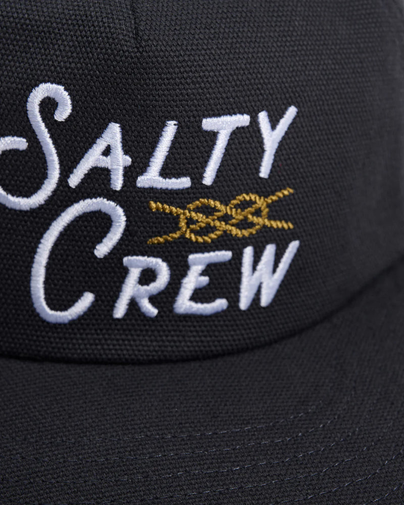 Salty Crew Splice 5 Panel Cap - Coal