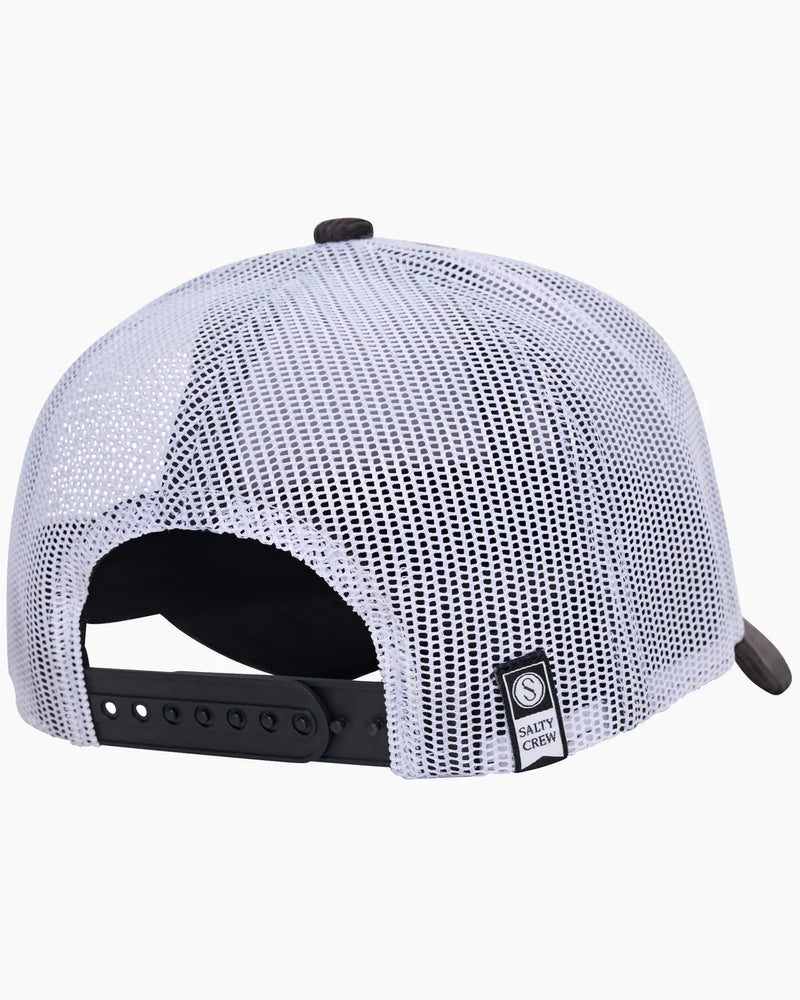 Salty Crew Lurking Retro Trucker Cap - Black