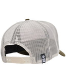 Salty Crew Wahoo Stamp 5 Panel Trucker Cap - Bone/Olive