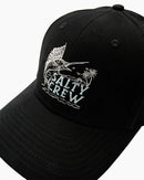 Salty Crew SailFish 6 Panel Cap - Black