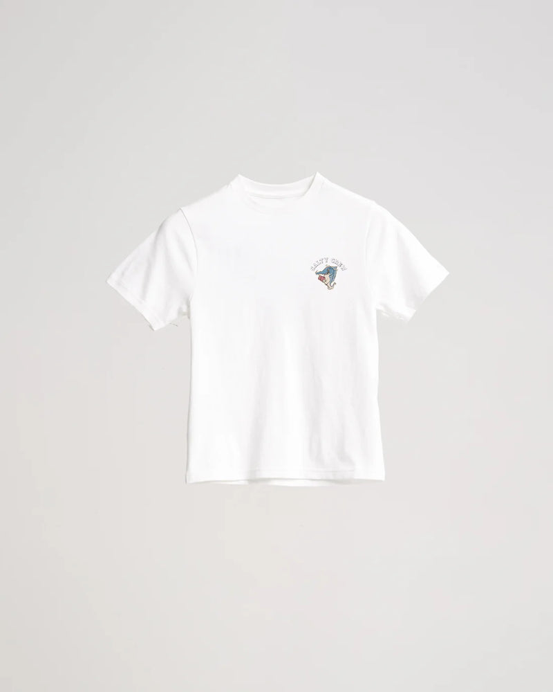 Salty Crew Flight Club Boys Short Sleeve Tee - White