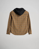 Salty Crew Boy's Frothing Long Sleeve Hoodie Shirt - Brown/Black