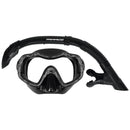 Mirage Junior Raven Silicone Mask Snorkel and Fin Set - Black