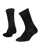 XTM Performance Venture Lightweight Merino Wool-Blend Hiking Socks - Black (Size 2-8)