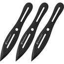 Smith & Wesson Bullseye 8" Throwing Knives with Sheath (3 Piece) - Black