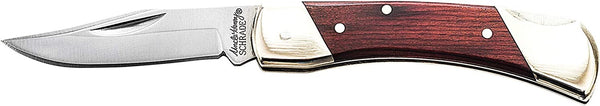 Schrade Uncle Henry 2.2" Brown Bear Lockback Folding Knife with Rosewood Handle&nbsp;