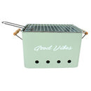 Good Vibes Charcoal Portable Barbecue Grill - Sage