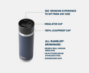 Yeti Rambler 18oz Hotshot Bottle (Variety of Colours Available)