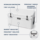 Yeti Tundra 65 Hard Cooler - Rescue Red