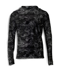 Scales Topo Hooded Performance Long Sleeve Shirt - Back